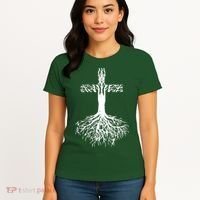 Jesus Cross Roots Women's T-Shirt thumb 4