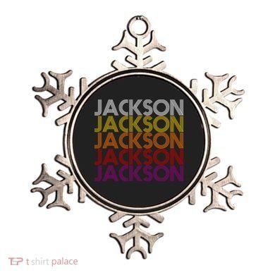 Jackson City Retro Ornament