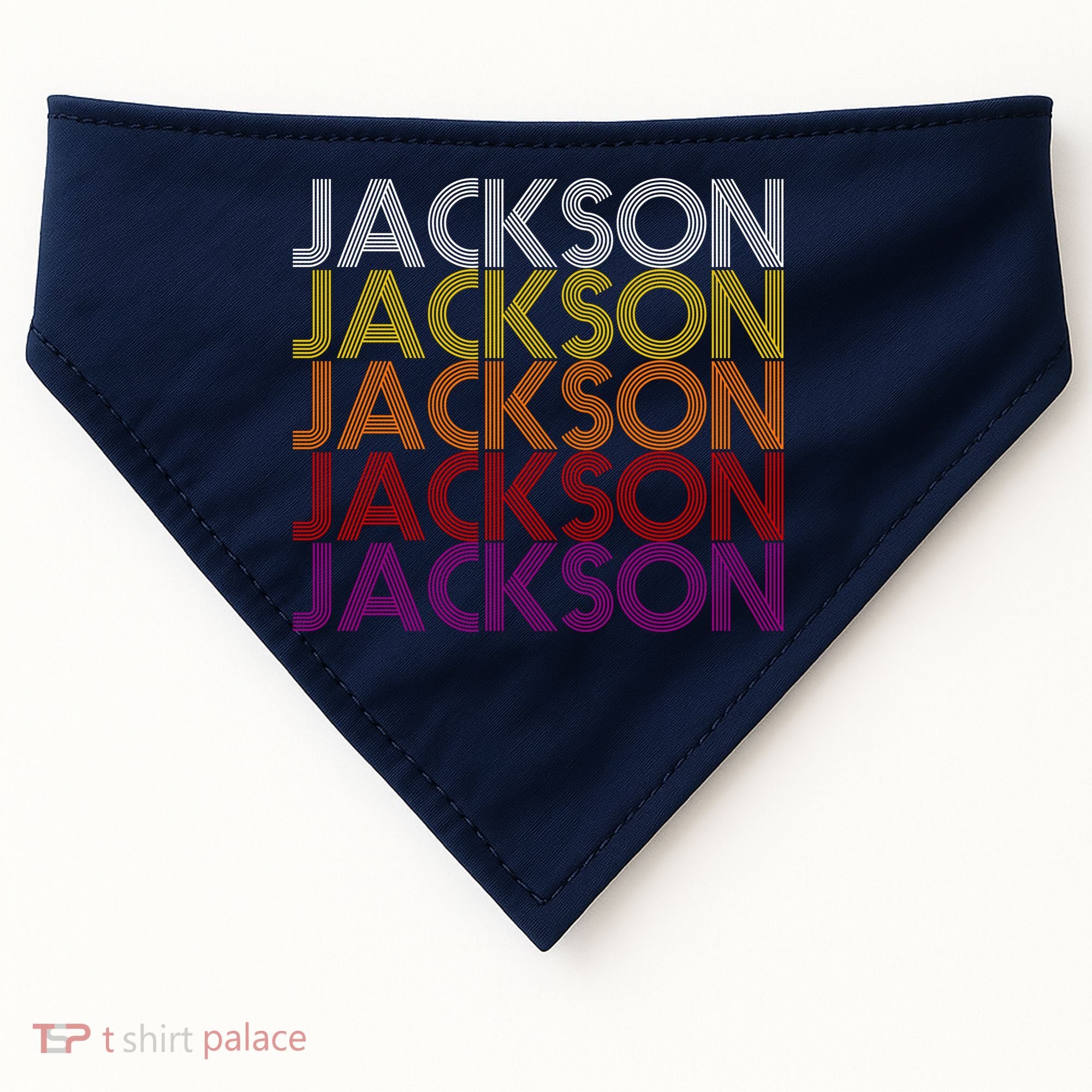 Jackson City Retro USA-Made Doggie Bandana
