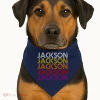 Jackson City Retro USA-Made Doggie Bandana thumb 1