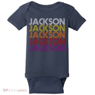 Jackson City Retro Baby Bodysuit