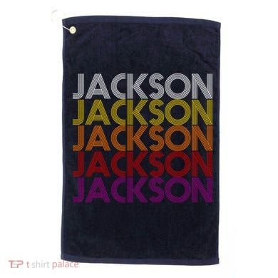 Jackson City Retro Golf Towel