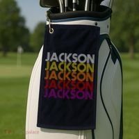 Jackson City Retro Golf Towel thumb 2