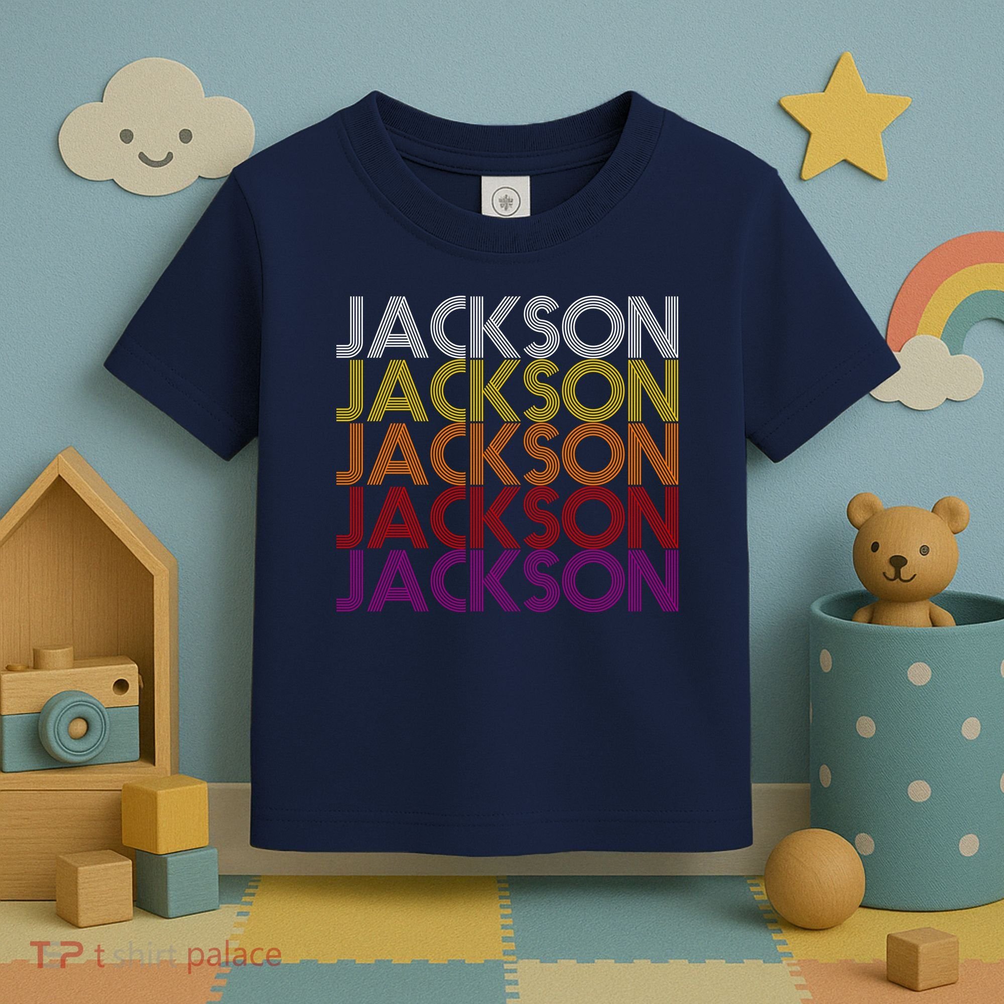 Jackson City Retro Toddler T-Shirt