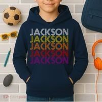 Jackson City Retro Kids Hoodie thumb 2