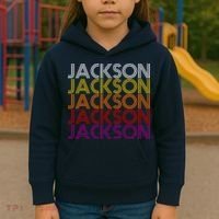 Jackson City Retro Kids Hoodie thumb 3