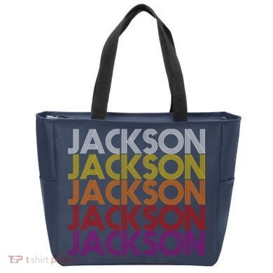 Jackson City Retro Tote Bag