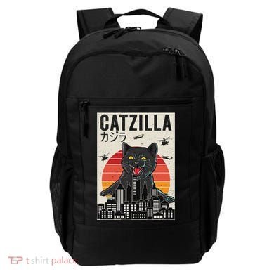 Japanese Catzilla Retro Anime Cat Backpack