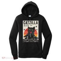 Japanese Catzilla Retro Anime Cat Women's Hoodie thumb 0
