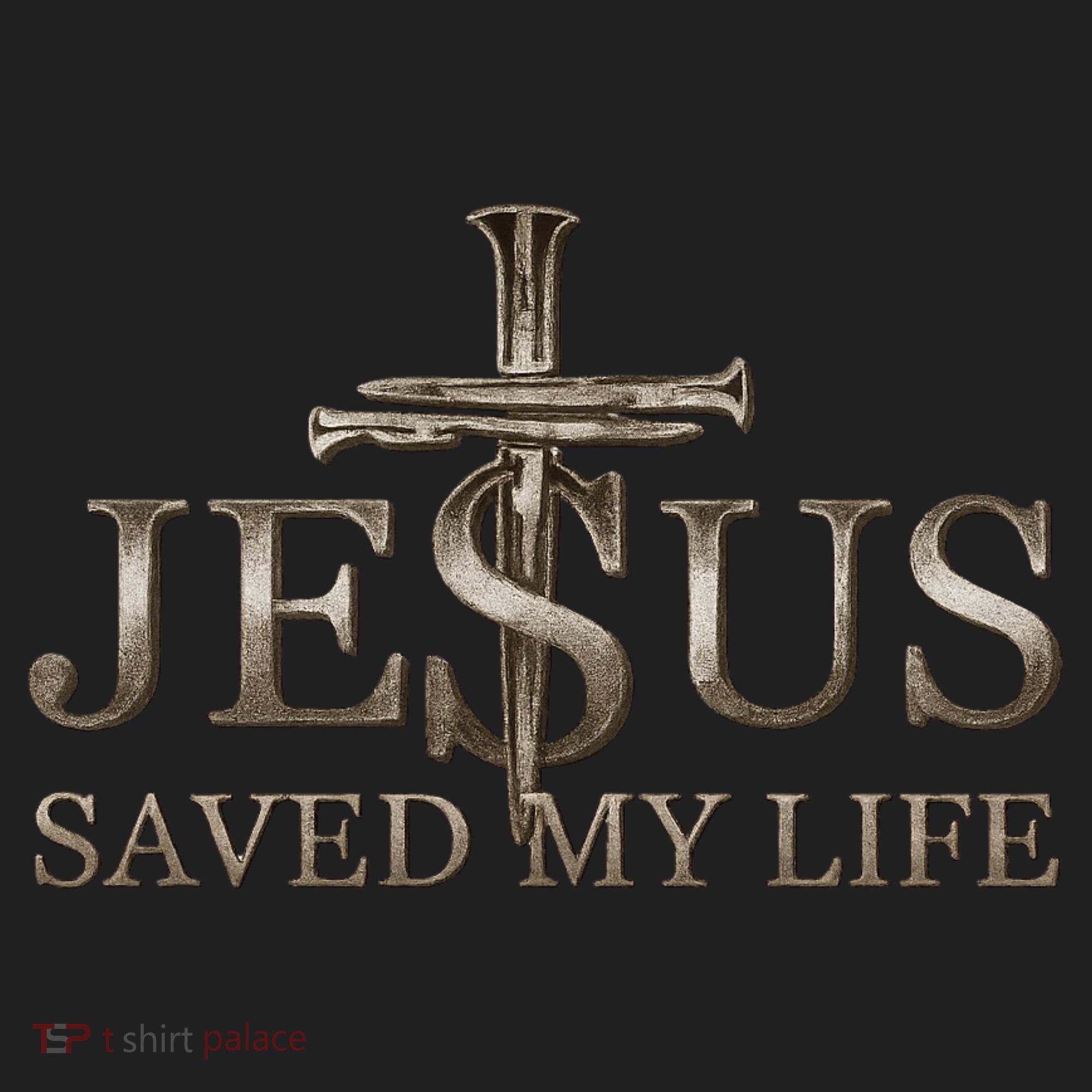 Jesus Christ Saved My Life Gift Wooden Cross Beanie