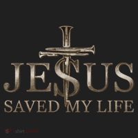 Jesus Christ Saved My Life Gift Wooden Cross Tumbler thumb 3