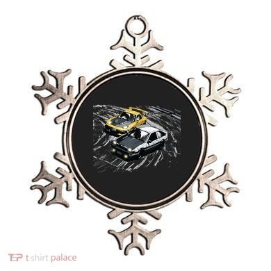 JDM Car Street Drift Race 86 VS FD Anime Style Ornament