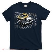JDM Car Street Drift Race 86 VS FD Anime Style T-Shirt thumb 0