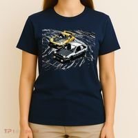 JDM Car Street Drift Race 86 VS FD Anime Style T-Shirt thumb 4
