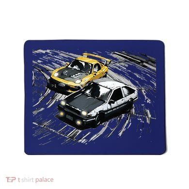 JDM Car Street Drift Race 86 VS FD Anime Style Mousepad
