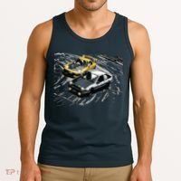 JDM Car Street Drift Race 86 VS FD Anime Style Tank Top thumb 3