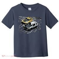 JDM Car Street Drift Race 86 VS FD Anime Style Toddler T-Shirt thumb 0