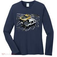 JDM Car Street Drift Race 86 VS FD Anime Style Women's Long Sleeve Shirt thumb 0