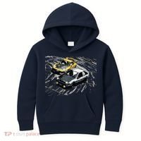 JDM Car Street Drift Race 86 VS FD Anime Style Kids Hoodie thumb 0