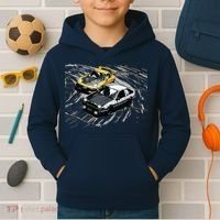 JDM Car Street Drift Race 86 VS FD Anime Style Kids Hoodie thumb 2