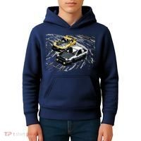 JDM Car Street Drift Race 86 VS FD Anime Style Kids Hoodie thumb 4