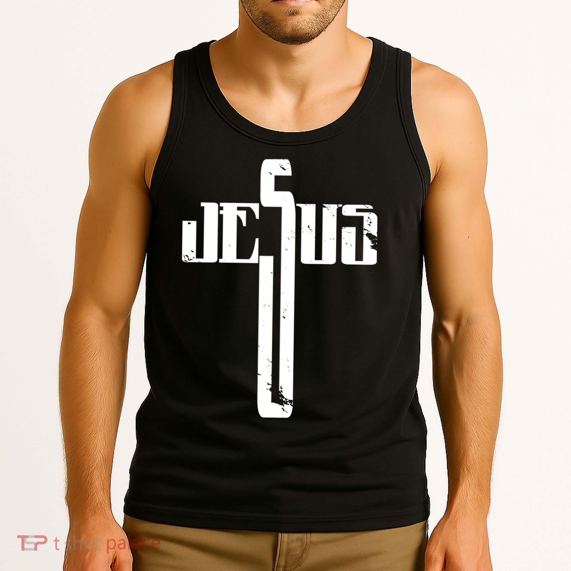 Jesus Cross Symbol Limited Edition Tank Top