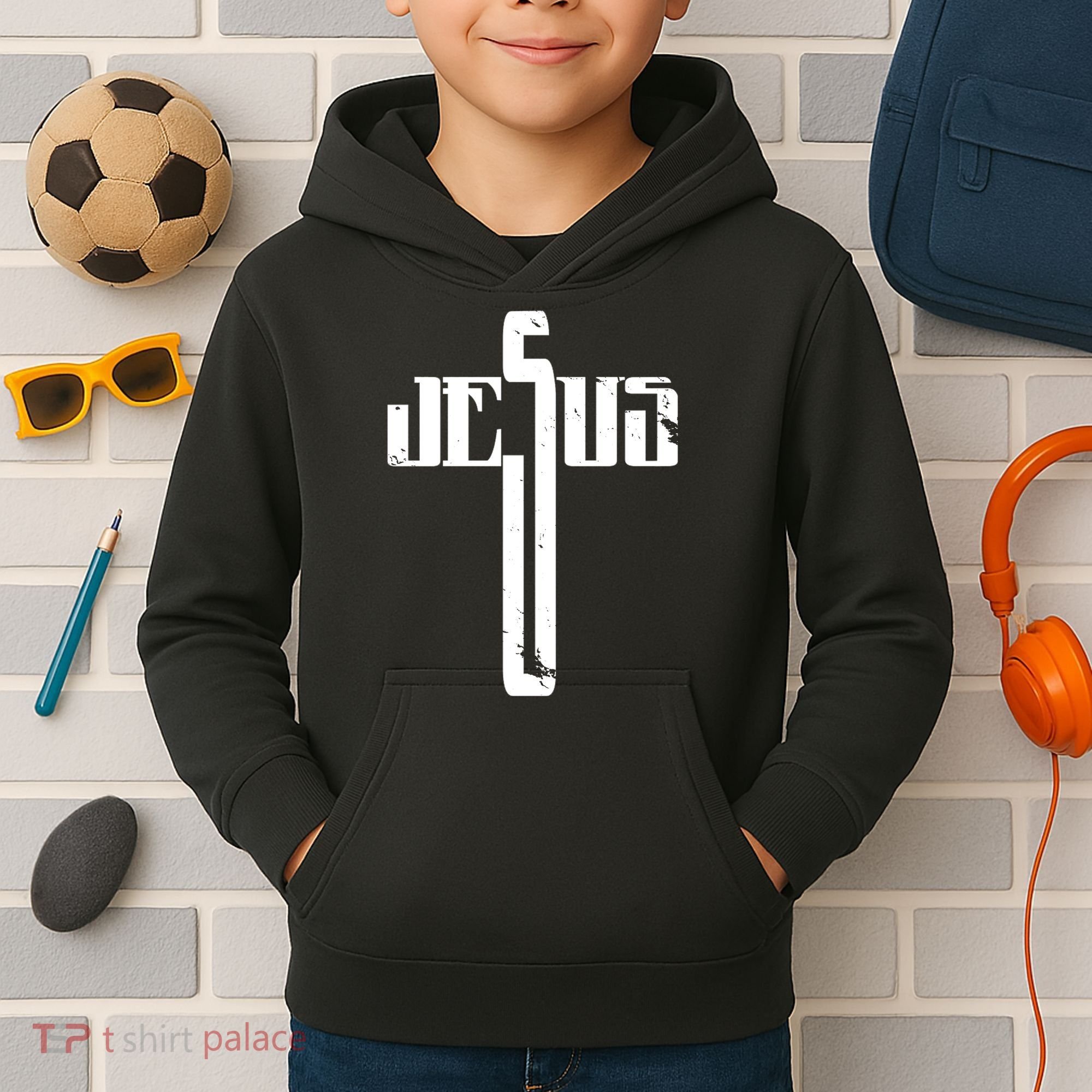 Jesus Cross Symbol Limited Edition Kids Hoodie