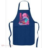 Japanese Capybara Surfing Wave Great Wave Japan Apron thumb 0