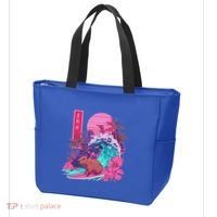 Japanese Capybara Surfing Wave Great Wave Japan Tote Bag thumb 3