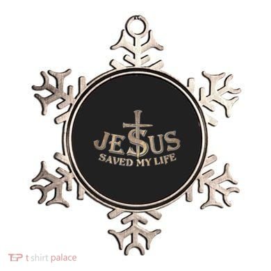 Jesus Christ Saved My Life Ornament