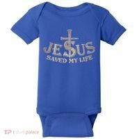 Jesus Christ Saved My Life Baby Bodysuit thumb 0