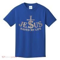 Jesus Christ Saved My Life Kids T-Shirt thumb 0