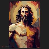 Jesus Christ Stained Glass Art Women's Sweatshirt thumb 2
