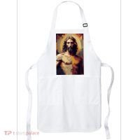 Jesus Christ Stained Glass Art Apron thumb 0
