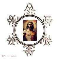 Jesus Christ Stained Glass Art Ornament thumb 0