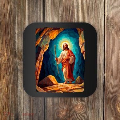 Jesus Christ Scene Portrait Coaster