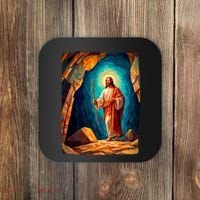 Jesus Christ Scene Portrait Coaster thumb 0