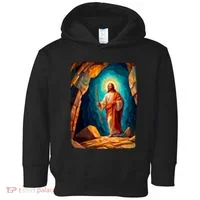 Jesus Christ Scene Portrait Toddler Hoodie thumb 0