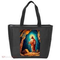 Jesus Christ Scene Portrait Tote Bag thumb 0