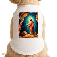 Jesus Christ Scene Portrait Doggie Tank thumb 0