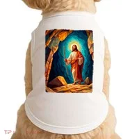 Jesus Christ Scene Portrait Doggie Tank thumb 0