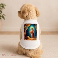 Jesus Christ Scene Portrait Doggie Tank thumb 2