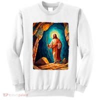 Jesus Christ Scene Portrait Sweatshirt thumb 0