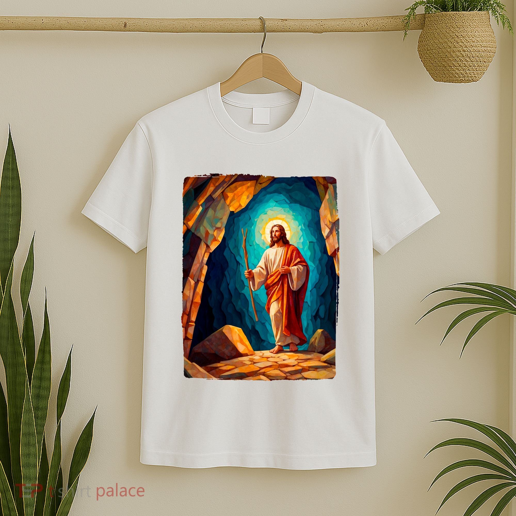 Jesus Christ Scene Portrait T-Shirt