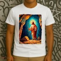 Jesus Christ Scene Portrait T-Shirt thumb 3