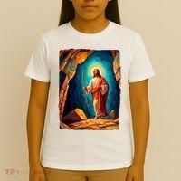 Jesus Christ Scene Portrait T-Shirt thumb 4