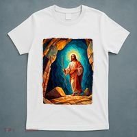 Jesus Christ Scene Portrait T-Shirt thumb 5