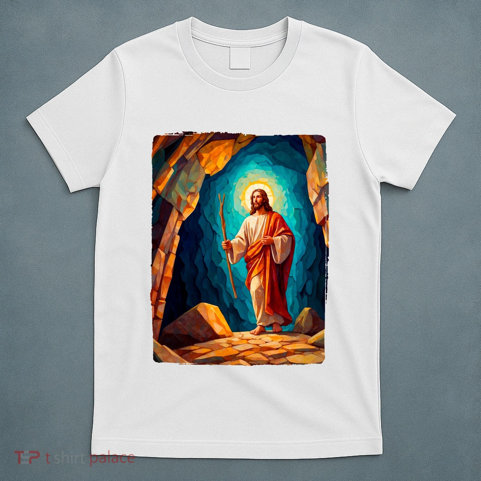 Jesus Christ Scene Portrait T-Shirt