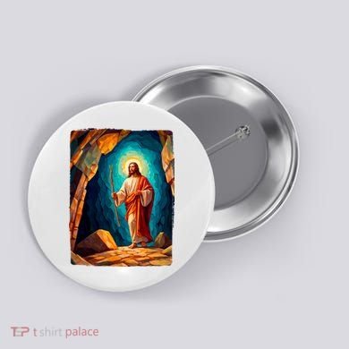 Jesus Christ Scene Portrait Button