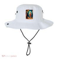 Jesus Christ Scene Portrait Bucket Hat thumb 0